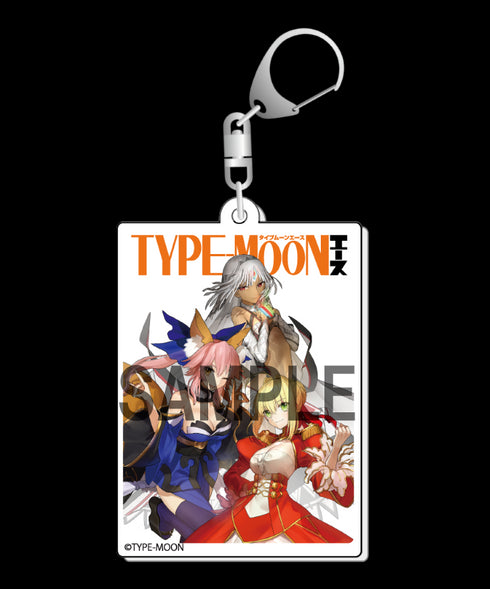 『TYPE-MOONエース』表紙イラスト アクリルキーホルダー〈アルテラ&玉藻の前&ネロ〉